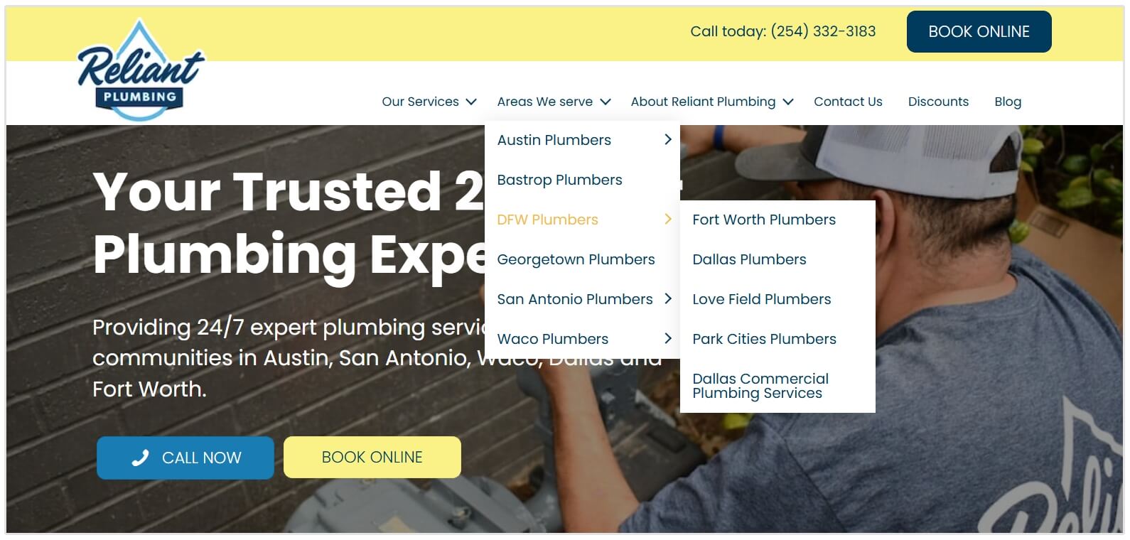 Reliant Plumbing locations